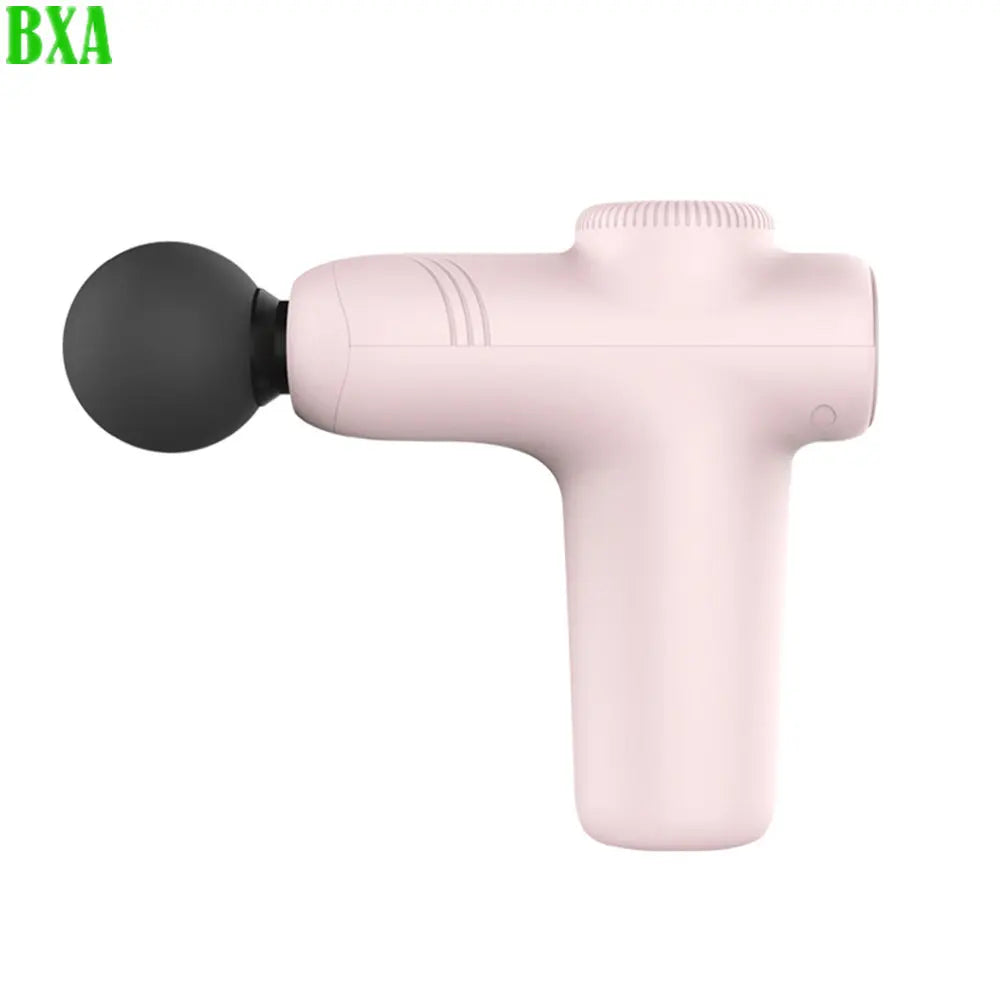 Mini Body Shaping Massage Gun with 10 Head Muscle Relaxation Body Relax Electric Massager with Portable Bag Therapy Gun Fitness