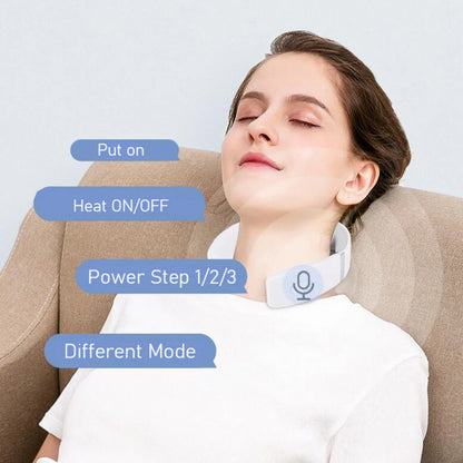 New Smart Neck and Shoulder EMS Muscle Massager Trainer Relax Electric Muscle Relaxation Tool Cervical Spine Physiotherapy