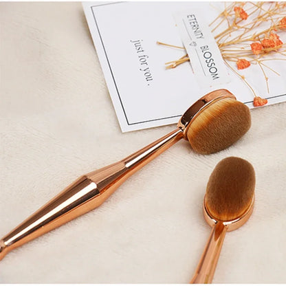 1PCS Makeup Brush Toothbrush Mermaid Makeup Brush Foundation Oval Brushes High End Foundation Brush Foundation Oval Brushes