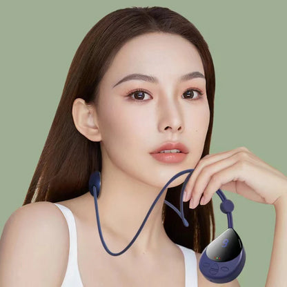 EMS TENS Micro-current Cervical Spine Massage Back & Neck Massager Pulse 3d Heating Shoulder Massage Tools Relax USB Charg