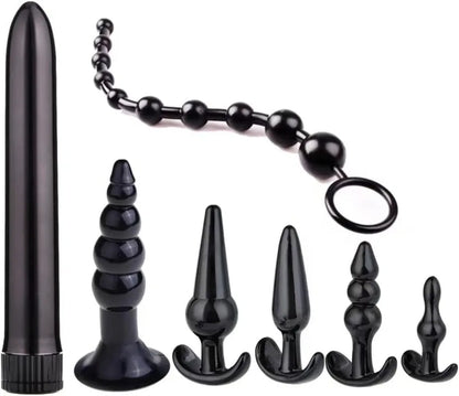 7pcs Anal Plugs Adult Sensory Toys Butt Plug Dilator SM Speculum Upgrade Pussy Clamp Plug Fetish Masturbation Sex Toy