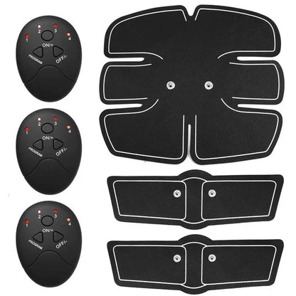 EMS Hips Trainer Muscle Stimulator 6 Modes Wireless Buttocks Abdominal ABS Stimulator Fitness Body Slimming Massager(USB Charge)