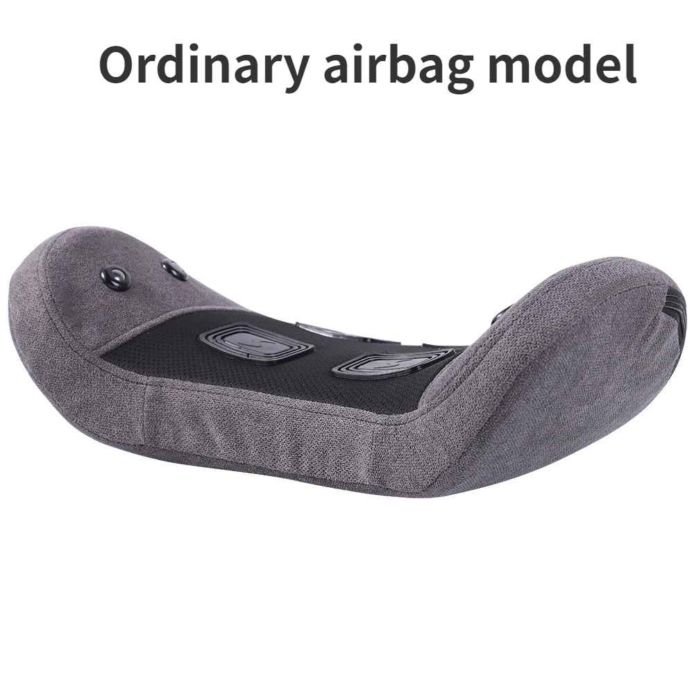 New Airbag Electric Waist Massager Lumbar Vibration Cushion Relief Pain Heating Relax Traction Therapy Back Body Massage