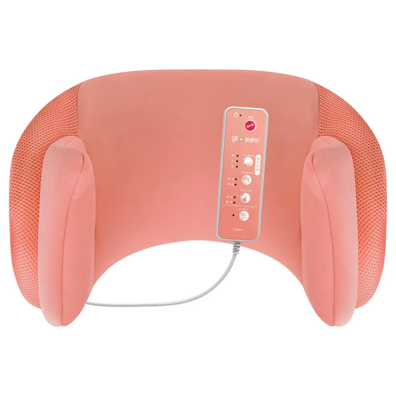 Electric Lumbar Spine Massage Cushion for Postpartum Pelvic Repair Multifunctional Hot Compress Massager for Back Waist and Leg