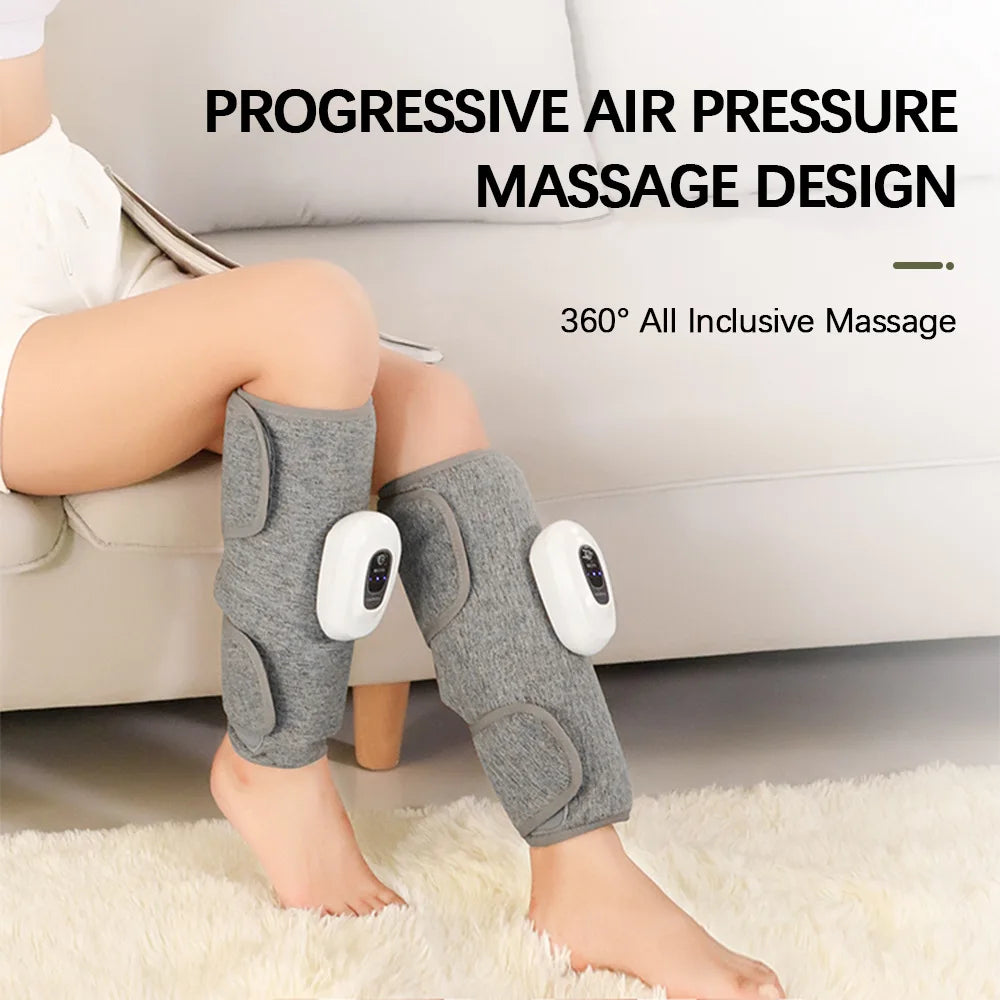 1PCS Arm Calf Muscle Muscle Relax Device New Electric Leg Massager Wireless Automatic 3 Modes Air Pressure Compression Massager