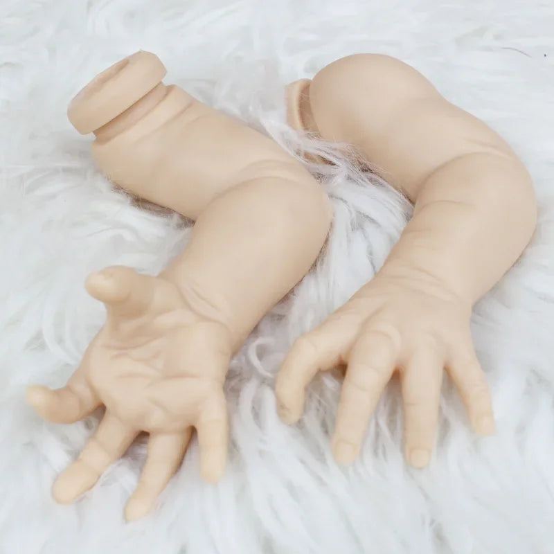 50CM Reborn Dolls 20Inch Vinyl Reborn Accessories DIY Blank Kit Soft Unpainted Unfinished Doll Part