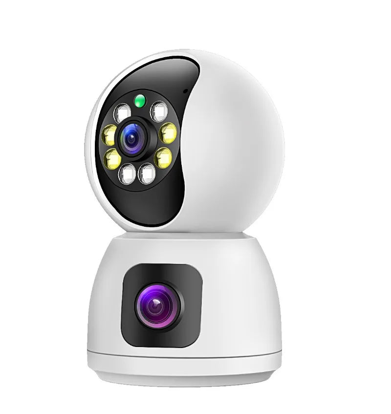 Ultra-clear Dual-lens Video Wifi Monitoring Camera 5G Dual-frequency Intelligent Tracking Mobile Phone Remote Monitoring