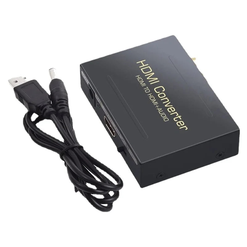 Source factory HDMI audio splitter, HD audio converter, fiber optic signal converter