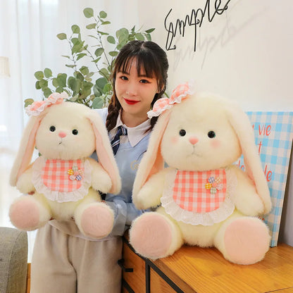 40cm/55cm Cute Stuffed Animals Ins Lucky Rabbit Doll Plush Toy High Value Internet Celebrity Plush Doll Hug Bear Children's Gift