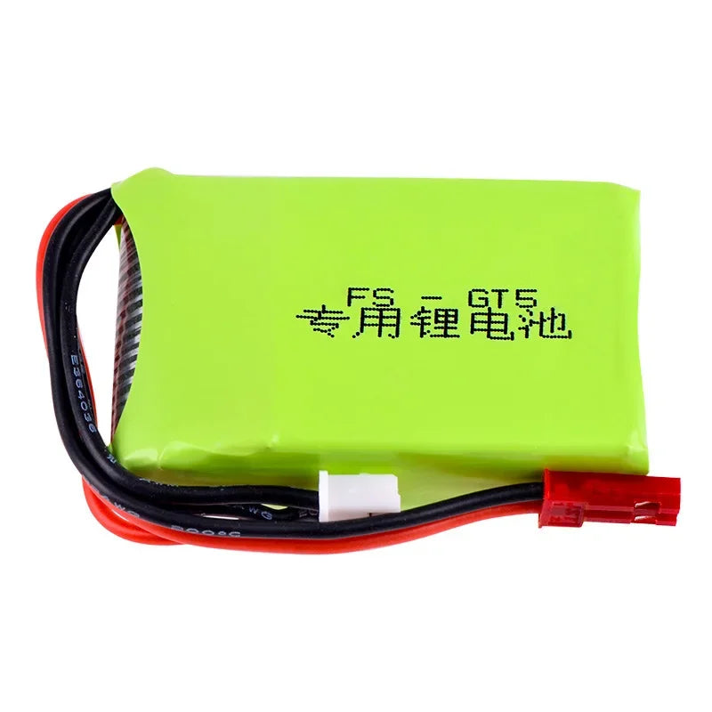 7.4V 1500mAh 2S Transmitter Lipo Battery for Flysky MC6C/MCE7 2.4G 6CH Remote Control for RC Car Boat Models Parts