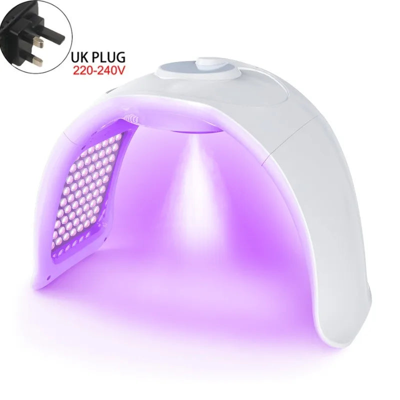 LED Light Moisture Spectrometer Moisturizing Spray Water Treatment Acne Facial Beauty Light Therapy Machine Face and Body Device