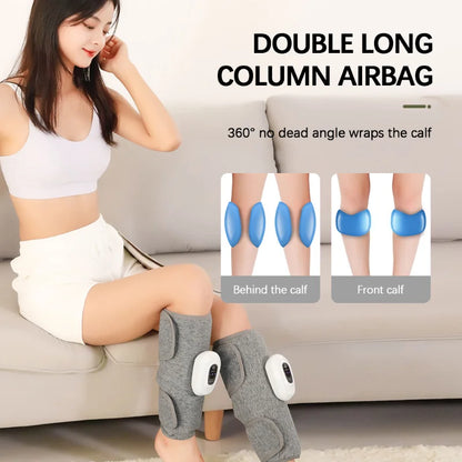 New Electric Leg Massager Wireless Automatic 3 Modes Air Pressure Compression Massager Arm Calf Muscle Muscle Relaxation Device