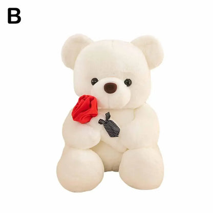 25cm Teddy Bear Valentine's Day Gift Teddy Bear Stuffed Animal Rose Bear Doll Girlfriend Couple Valentine's Day Gift