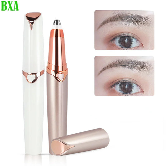 NEW Portable Electric Eyebrow Trimmer Mini Women Lipstick Eyebrow Trimmer USB Rechargeable Electric Eyebrow Trimmer