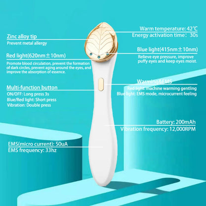 Anti-aging Skin Rejuvenation GalvanicSpa Wrinkle Remove Machine Microcurrent Vibrating Eye & Face Massager Face Lifting Device