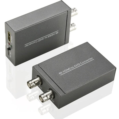 4K HDMI To AHD Converter, 1080P Coaxial Transcoding Adapter with HDMI To AHD Signal Output