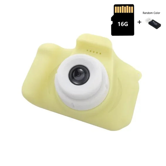 1080P HD Camera Video Toys for Kids 2 Inch Cartoon Cute Outdoor Digital Pink Camera Children SLR Camera Toy Birthday Gift