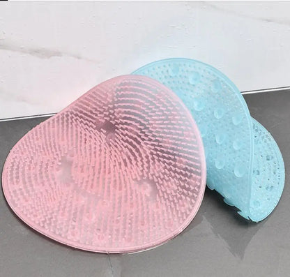 NEW Silicone Massage Pad Brush Lazy Wash Feet Clean Dead Skin Bathroom Artifact Cushion Shower Feet 31cm Round