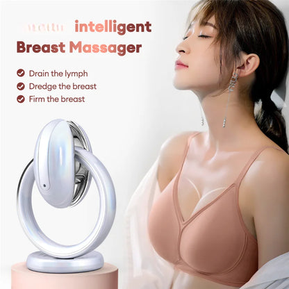 Electronic Breast Massager EMS Pulse Chest Lift Enhancement Wireless Sonic Vibration Breast Augmentation Bra Anti-sagging