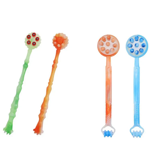 Shoulder Neck Back Massage Cervical Vertebra Shoulder and Neck Meridian Beater Silicone Rapping Rod Hammer