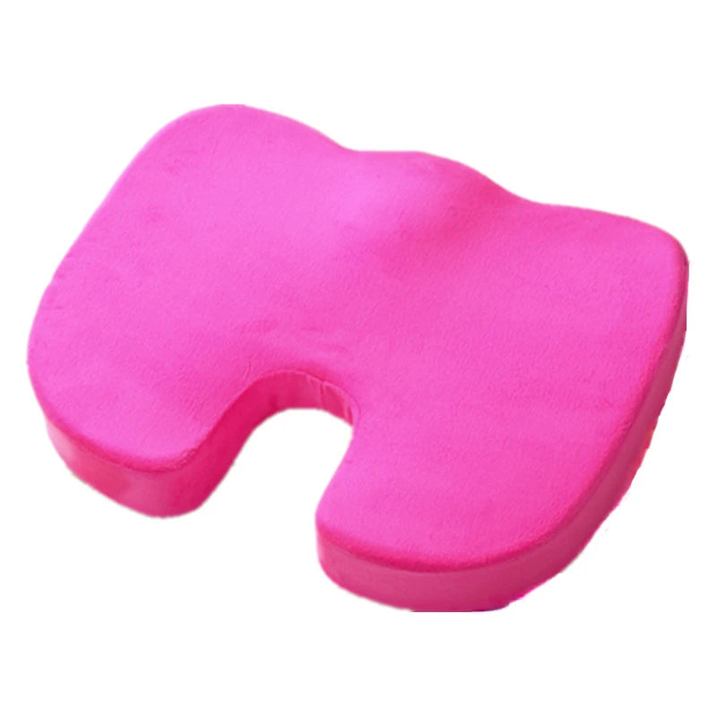 1PCS Butt Pillow Coccyx Sciatica Tailbone Muscle Relaxation U Shaped Car Seat Office Chair Memory Foam Desk Chair Cushion Back