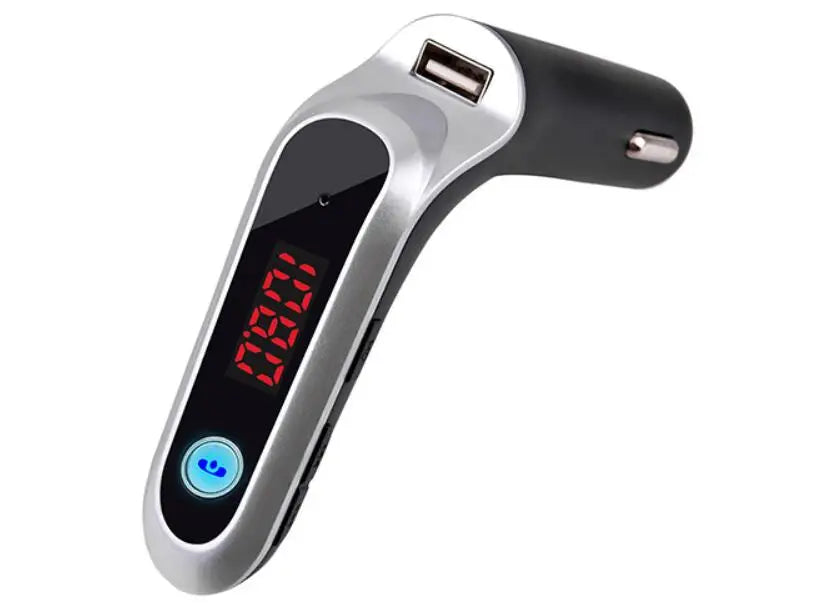 1pcs S7 Bluetooth Car MP3 Player Handsfree FM Transmitter AUX Modulator Cigarette Lighter Type MP3 Player USB Slot Charger Car