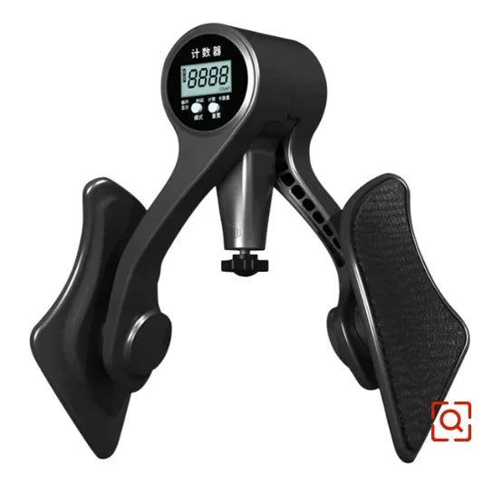 Leg Exerciser Digital Counter Hip Trainer Leg Trainers Pelvic Floor Muscle Strength Adjustable Inner Thigh Fitness Equipment