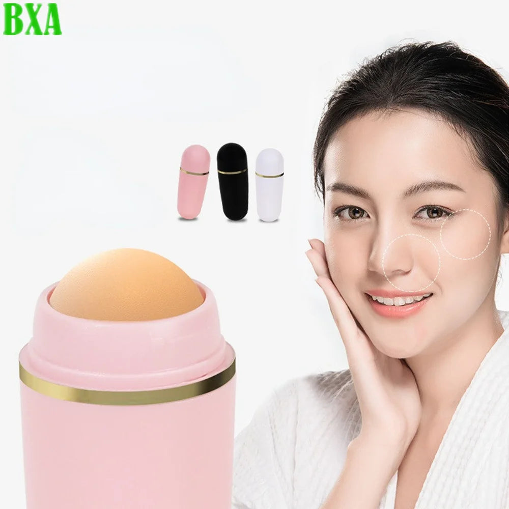 1PC Portable Mini Volcanic Stone Oil Absorption Ball Facial Oil Removal Massage Oil Absorption Ball Cleaning Facial Pores