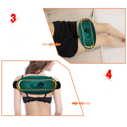 New Electric Slimming Cellulite Massage Waist Body Massager Losing Weight Belly Slimming Belt Fat Burning Abdominal Massage