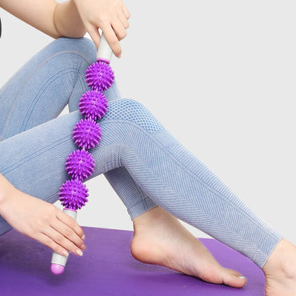 1pc Massage Roller Fitness Massage Stick Meridian Health Care Back Massager Relaxation Massage Instrument