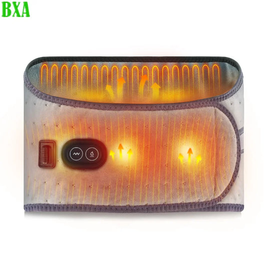 Electric Back Massage Belt Infrared Heating Waist Massager Warm Hot Compress Lumbar Back Support Brace Muscle Relax Health Care