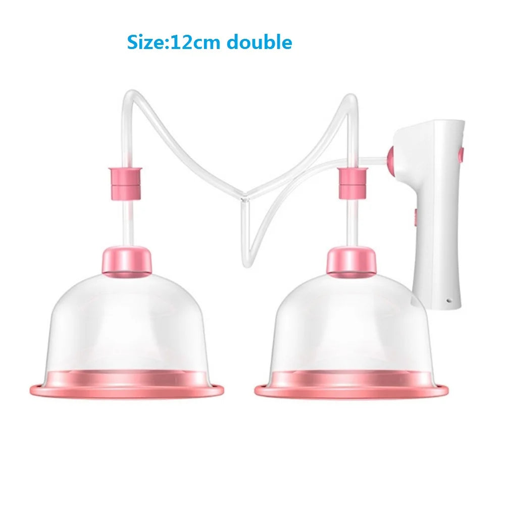 Professional Breast Massage Electromechanical Beauty Breast Enhancement Machine 2 Sizes of Vacuum Breast Pump Design Suction Cup