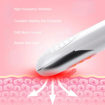 New Eye Vibrator Massager EMS Eye Massager Red Light Therapy Rejuvenates Anti-wrinkle Beauty Anti-aging and Reduces Dark Circles