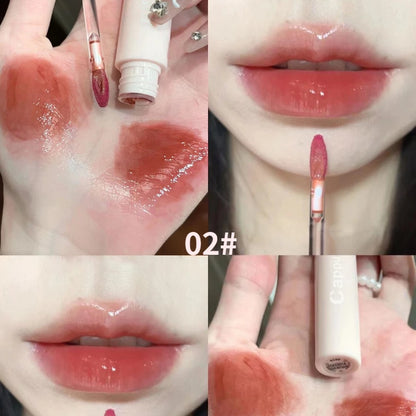 6 Color Bubble Lip Gloss Mirror Water Liquid Lipstick Moisturizing Lipgloss Long Lasting Sexy Lip Tint Makeup Korean Cosmetics