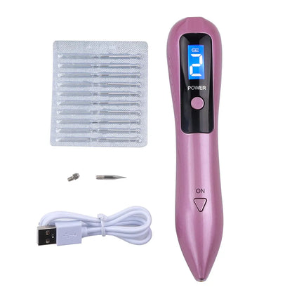 New LCD Plasma Pen Laser Spot Removal Pen Mole Removal Dark Spot Remover Point Pen Skin Wart Tag Tattoo Removal Beauty Tool