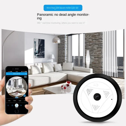 360eyes360 Degree Panoramic Ceiling Disc Wifi Camera Infrared Night Vision Mobile Phone Remote Monitoring