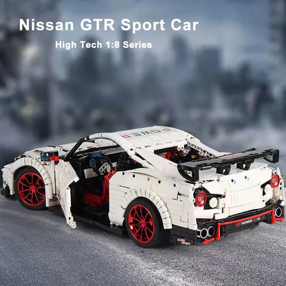 3358PCS Technical 1:8 Nissan MOC Sport Car Building Blocks City Vehicle Construction Bricks Set Toys Gifts for Kids Boy Adult