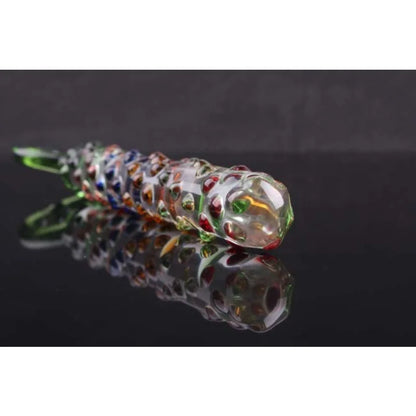 1PCS Hot Glass Dildo Crystal Penis G-spot Stimulation Crystal Glass Simulation Dildo Masturbation Sex Toy For Woman