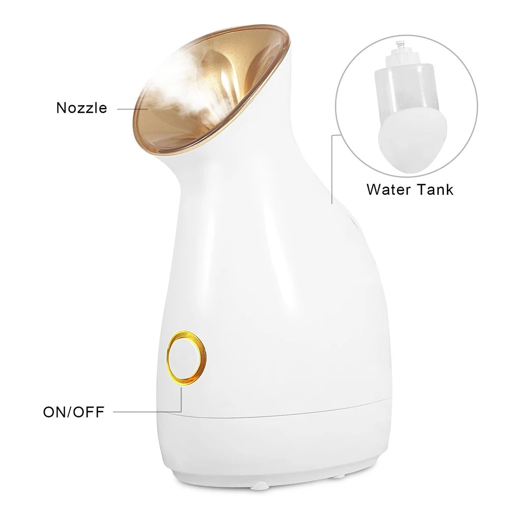 NEW Facial Steam Spray Mr. Nano Facial Steam Beauty Facial Treatment Deep Clean Facial Humidifier Moisture Preserving Heat Spray