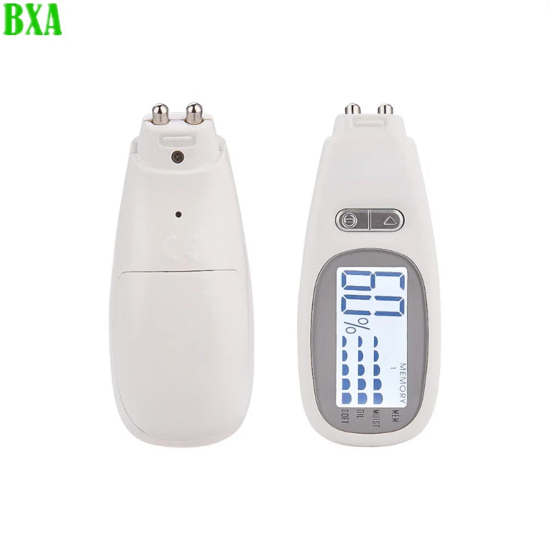 CR302 Skin Analyzer with Digital LCD Display Face Moisture Detector Monitor Facial Oil Tester Skin Condition Pen Memory Function