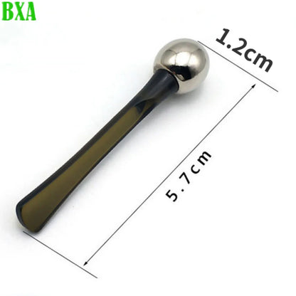 BXA Eye Cream Applicator Eye Roller Massage Stick Cosmetic Spatula Anti Wrinkle Facial Spoon Gold Alloy Face Thin Skin Care Tool