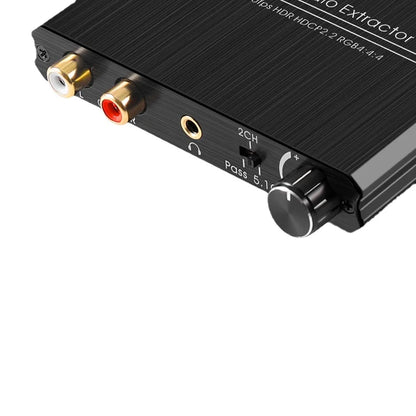 4K@60Hz HDMI Audio Extractor - Audio Converter, Decoder, Volume Control, Audio Extractor