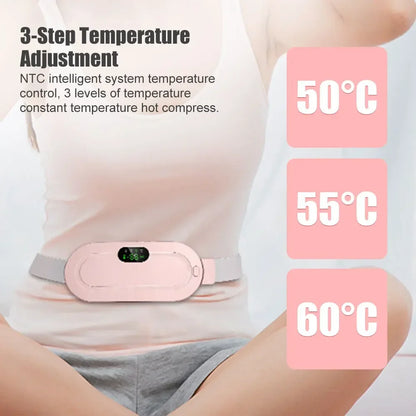 Portable Heating Pad Menstrual Heating Massager Belt Abdominal Belt Period Relief Hot compress and warm uterine device