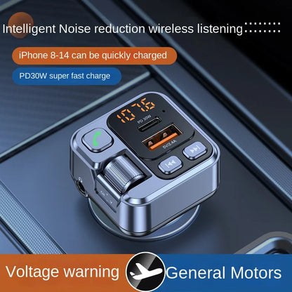 T16 Car Bluetooth Player PD30W Super Fast Charge Hands-free Calling Car MP3 FM Transmitter