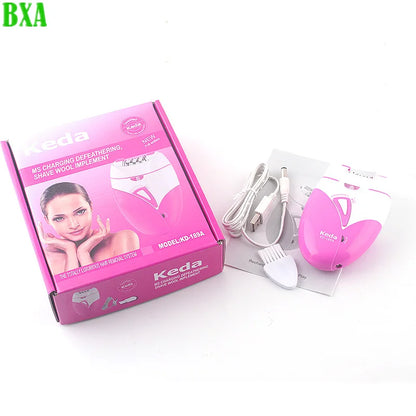 NEW Hair Remover Electric Epilator Female Shaving Machine Painless Depilatory Rechargeable Bikini Leg Razor With Light