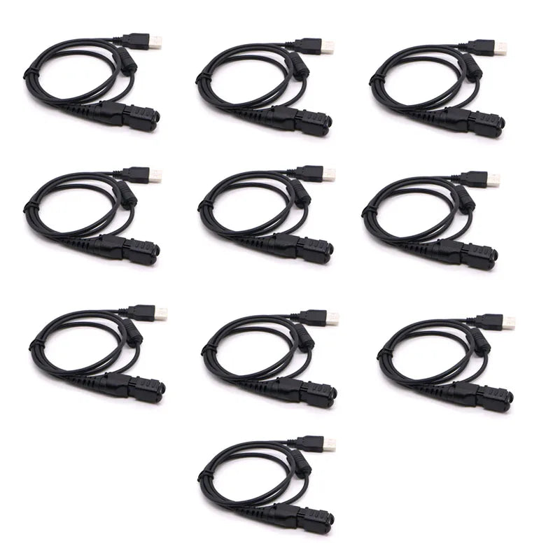 10pcs USB Programming Cable For Motorola XPR3000e DP2400 DP2600 DEP550 DEP500e DEP570 DP2000 E8600 E8608i XiR P6600 P6620 Radio