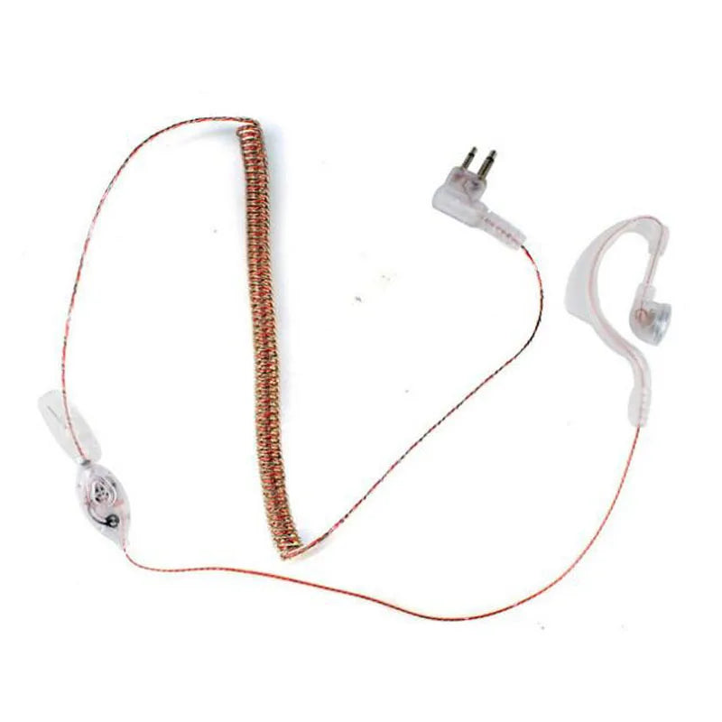 10PCS 2 pin Earhook PTT Mic Microphone Earphone Headset For Motorola GP88 GP88S GP300 GP2000 cls1450 HYT TC-500 518 600 Radio