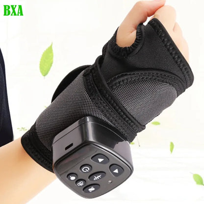 BXA Wrist Massager Multi-Function Joint Vibration Wristband Air Pressure Kneading Hot Compress Meridian Physiotherapy Instrument