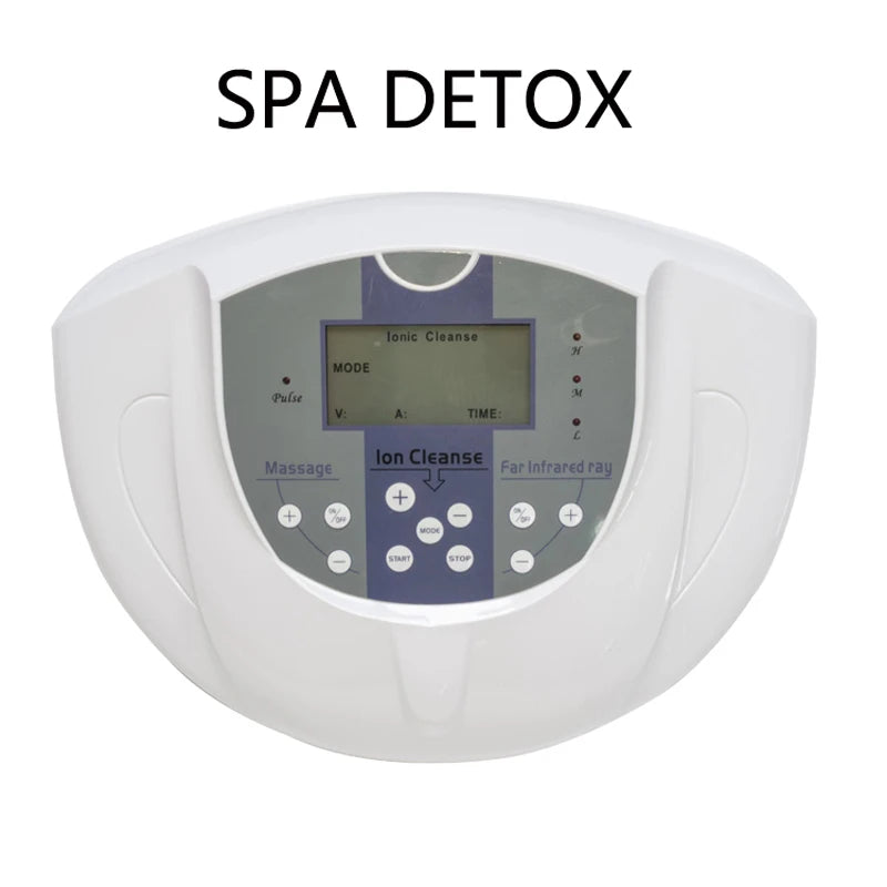 NEW Home Ion Foot Bath Detox Machine Ion Cleansing Body Relaxing Semi-circular Pulse Foot Bath Instrument