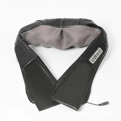 New 4D Kneading Massage for Neck and Back Pillow Shawls Electric Cervical Cushion Body Massager For Neck Infrared Heating Gift